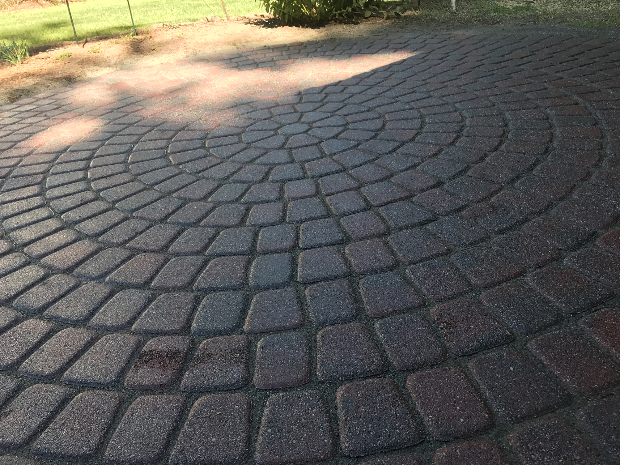 Beautiful restored paver patio